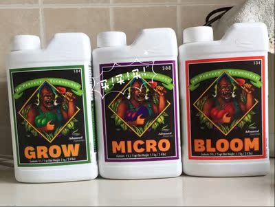 进口advanced nutrients jungle juice水培 土培 营养液 肥料
