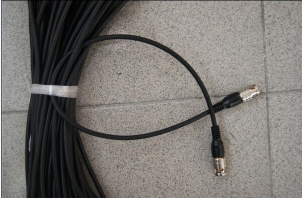 监控视频短线1米视频成品线 带头视频线 标准bnc公头连接线