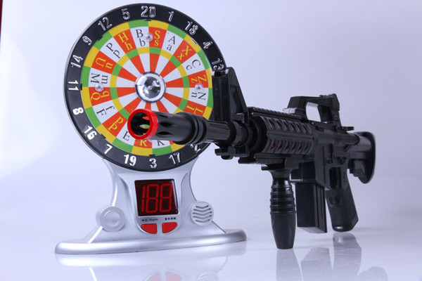 包邮儿童玩具枪 红外线射击激光打靶训练枪 电动音乐手枪道具