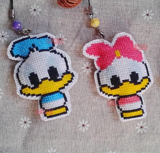 买一送一臻研坊十字绣套件老鸭 二色选小学生手工简单易绣