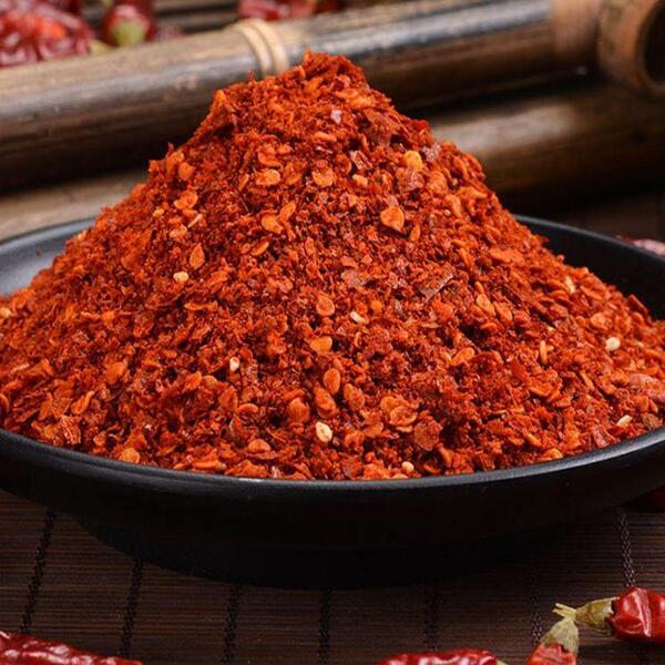 2斤包邮 四川红油辣椒面100g中粗细干海椒粉面油泼辣子烧烤辣面-淘宝