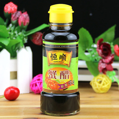 恒顺蟹醋155ml 好蟹配好醋 镇江香醋 纯粮酿造食醋 蘸料醋 海鲜醋
