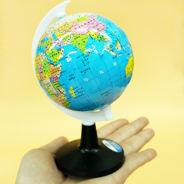 教学地球仪直径小号8.5cm 材质塑料学习用品儿童小学生玩具礼物