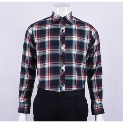 delure迪莱专柜正品6872101010 男装秋冬款纯棉时尚休闲衬衫_价格