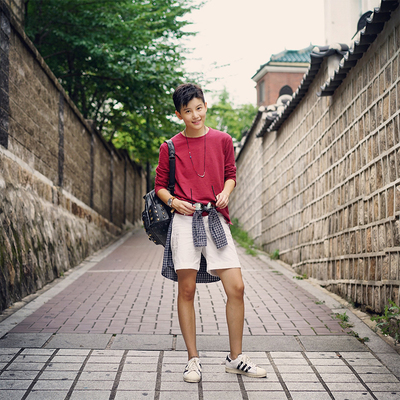 cookawu 百搭且有细节的竹节棉基本t恤 3色入