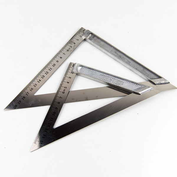 三角尺 90度加厚角尺不锈钢三角尺 木工钢板尺直角尺45度角尺
