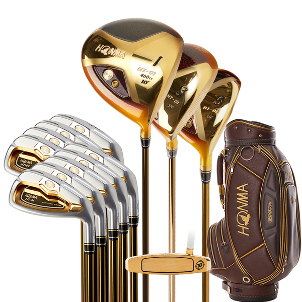 正品honma高尔夫球杆 golf男士尊贵豪华套杆ht-01 5星套杆 礼品
