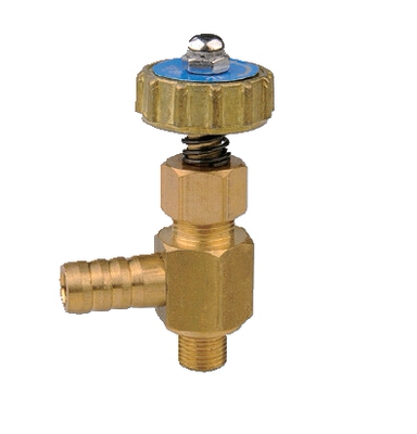 m10x1带弹簧式黄铜针型阀 调节阀流量控制节流阀煤气阀门