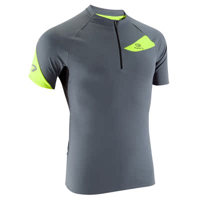 迪卡侬kalenji kiprun trail ts男士跑步速干t恤/跑步服