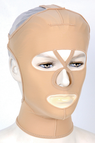 脸部颧骨整形修复弹力压力面罩头套面部吸脂紧致皮肤全面罩