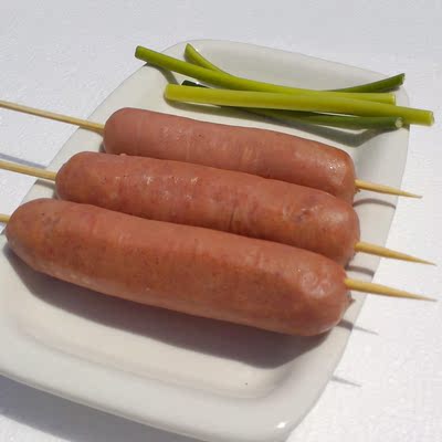 户外烧烤食材 台湾香肠串5串 台湾热狗肠 bbq香肠