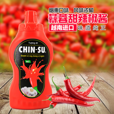 越南特产辣椒酱chin-su 金苏牌蒜蓉辣椒酱250g