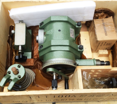 万能分度头f11-80a 100a125a160a200a连三爪卡盘尾座挂轮