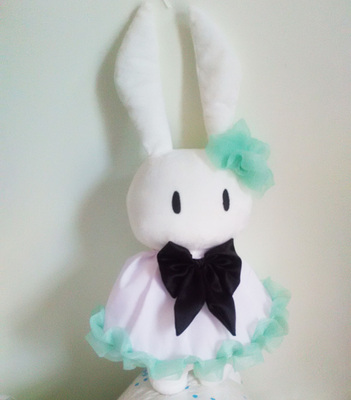 miku兔子毛绒cos道具