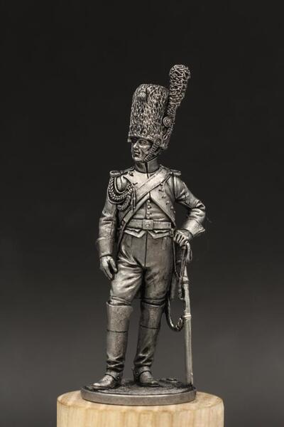 1/30 60mm 锡金属近代兵人模型 拿破仑战争 法国近卫掷弹骑兵