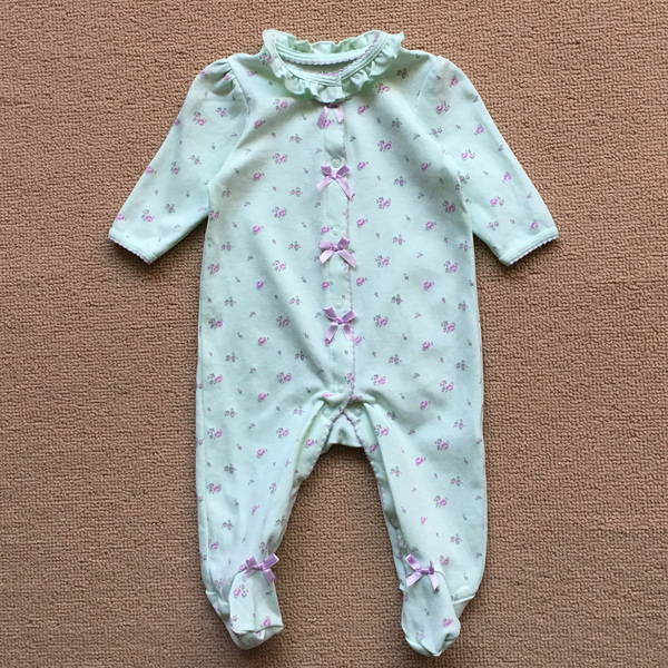 婴儿连体衣春秋季369个月纯棉长袖宝宝哈衣新生儿爬衣早产儿衣服