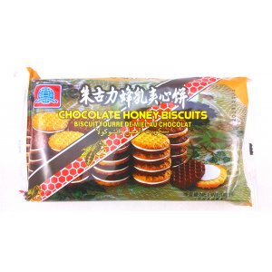 80后零食 怀旧味道 朱古力蜂乳夹心饼干 188g(店内满78元包邮)