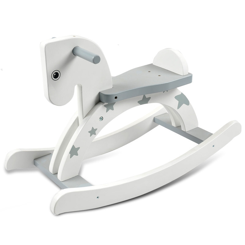 哈喜屋正品双子星儿童木马摇马宝宝玩具简易摇摇马摇摇椅