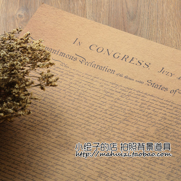 复古牛皮英文报纸背景纸 淘宝摄影棚拍摄道具 毛毡拍照照相背景布