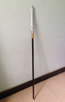 古代兵器木质道具马槊枪 木质舞台影视道具枪 cos表演道具马槊枪