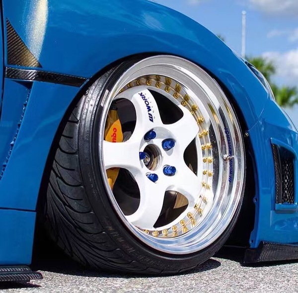 s1 18/19寸改装轮毂大抛边头尾铃钢lh爆龟宽边锐志尚酷改装