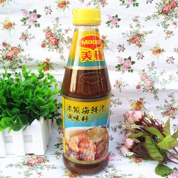 新品包邮美极浓缩海鲜汁调味料1kg调汤炖烧禽类腌制餐饮酱类调料
