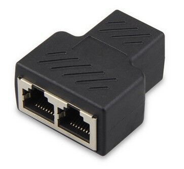 rj45網絡三通頭 網線連接器對接頭網絡接口一分三 8p三通