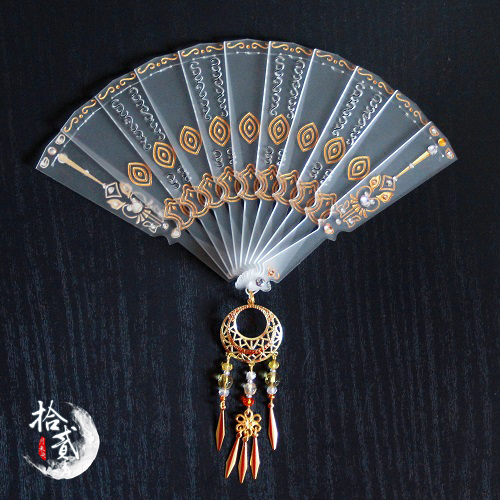 【霹雳布袋戏】绮罗生 雪璞扇『bjd.jp娃』