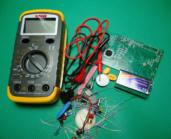 数字万用表电子套件2 制作散件 diy元件 组装教学实训元器件 pcb