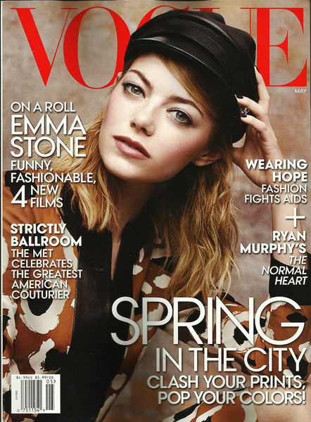 全新现货 英文原版时尚杂志 vogue 美国版 2014年5月 emma stone