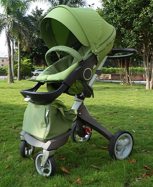 stokke xplory高景观换向四轮手推车折叠bb宝宝童车婴儿车