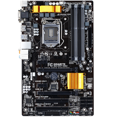 包邮gigabyte/技嘉 ga-h97-hd3 支持i5 4570 4670 4770k_价格_评价_怎
