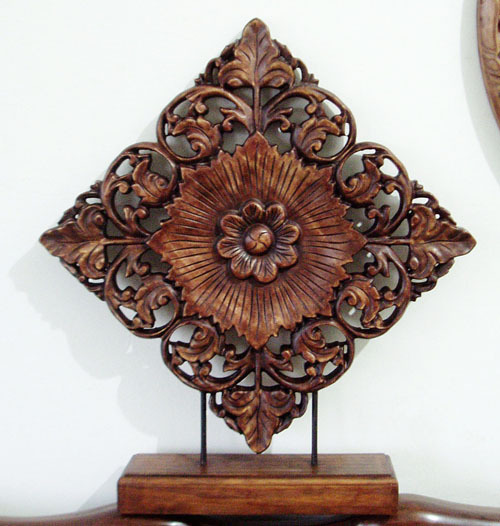 特价泰国工艺品 菱形图腾摆件 东南亚风格家居装饰品摆设b0067