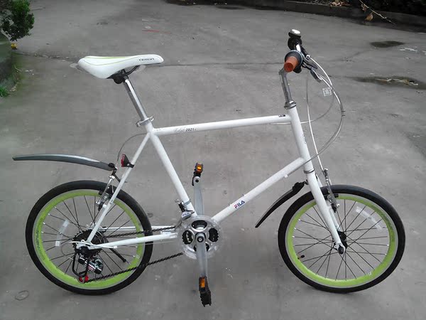 正品韩国斐乐20寸高碳钢21速时尚小轮公路车/学生自行车/淑女车