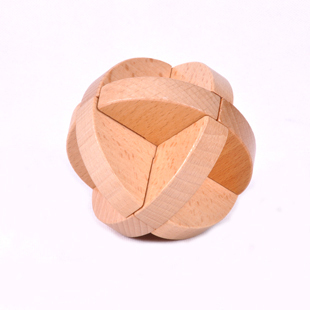 木制益智玩具成人经典益智孔明锁鲁班锁高品质大号鲁班球学生礼物