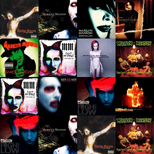 marilyn manson玛丽莲曼森 全集 15cd已更新至最新专辑