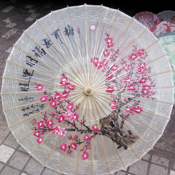 泸州分水油纸伞非物质文化遗产高档婚庆礼品伞手绘梅花