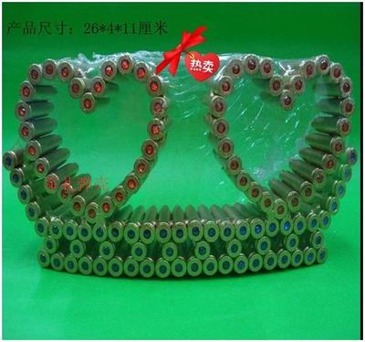 空子弹壳工艺品 双层双心 风铃 台灯 相框 飞机