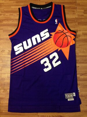 【月仔正品】基德 太阳队32号 大太阳复古 sw 刺绣球衣