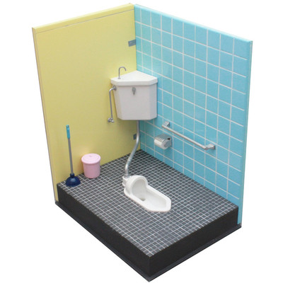 【日本正版】和式厕所 日式便所 1\/12 场景道具