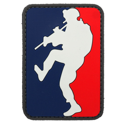 pvc美军踹门而入魔术贴/布贴/衣贴/绣标/标贴