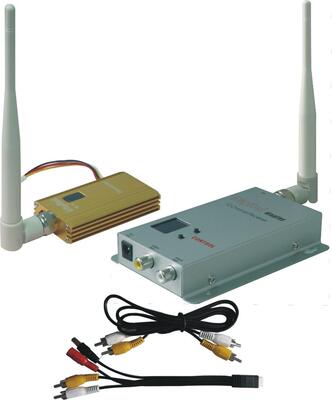 正品监控2000米1.2g无线音视频发射器 接收器 fpv航拍图传发收器