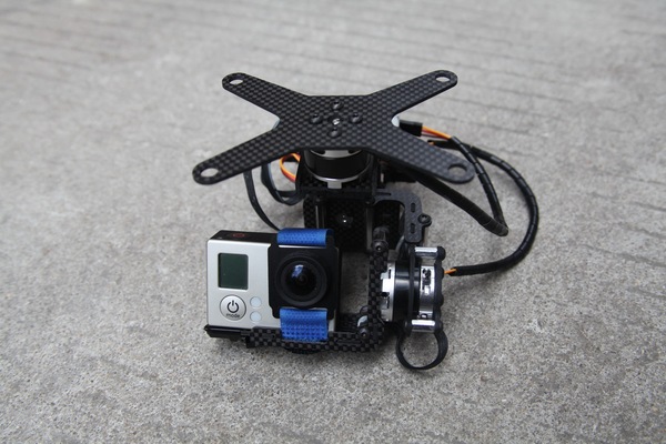 dji phantom 2 vision 精灵2 超轻两轴 3轴 gopro3 无刷云台免调