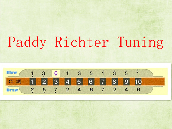 深蓝口琴★paddy音阶定制 低音6 调音 改音阶 爱尔兰 十孔口琴