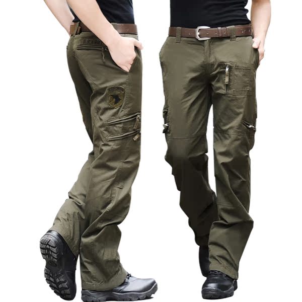 新款军衣军迷裤纯棉特种兵军裤 战术工装裤多口袋库 休闲裤棉裤男