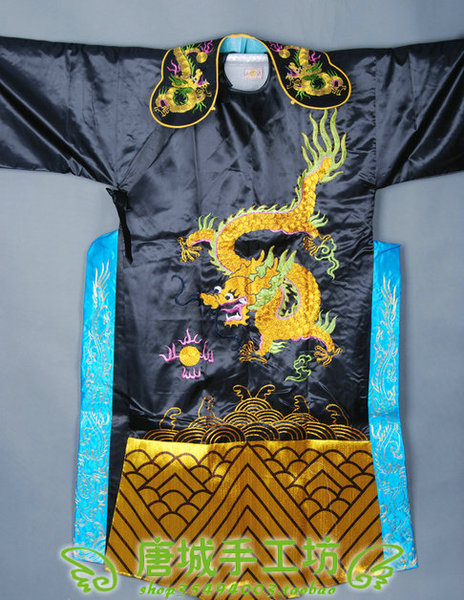 京剧戏曲服装 老生 包公蟒袍 便宜男蟒戏服 戏装龙袍