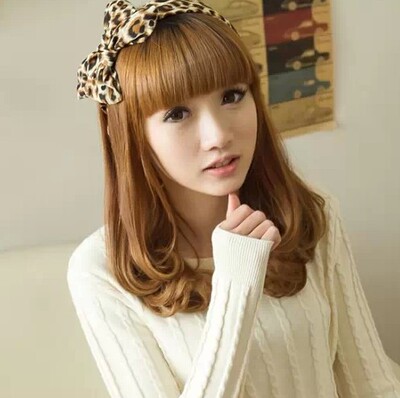 韩版个性时尚假发女生中长发底下大卷长梨花头假头套潮蓬松非主流