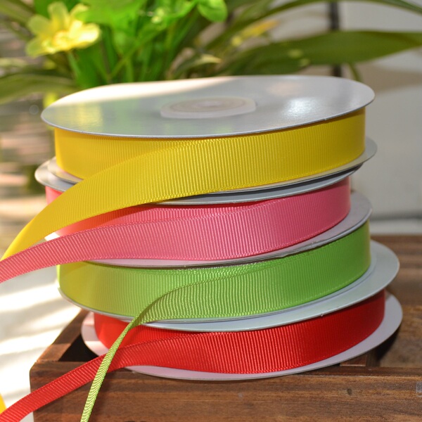 3mm~100mm纯色涤纶罗纹带 彩飘包装丝带发夹头饰织带子辅料批发