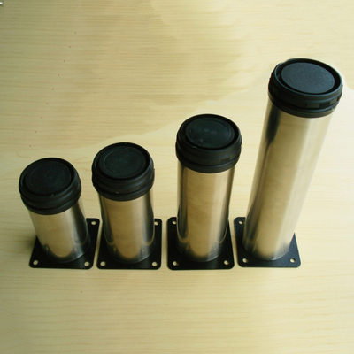 7不锈钢圆形橱柜脚 可调节家具脚 支撑脚 加高脚小桌脚桌腿