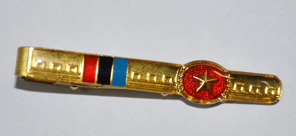 正品特价促销87式 三军通用 军官军迷 金属收藏 学生军训领带夹